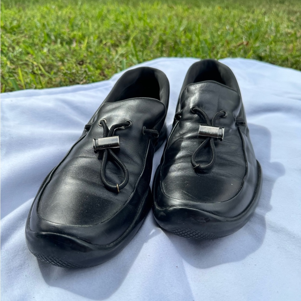 Prada vibram loafers